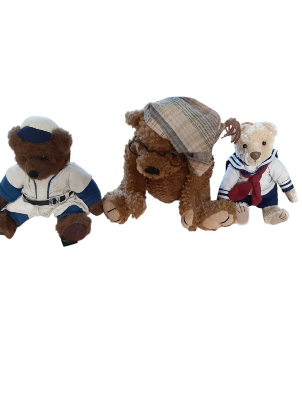Lot of 3 Bears from the Past by Russ Bears Collectible Stuffed Plush Toys